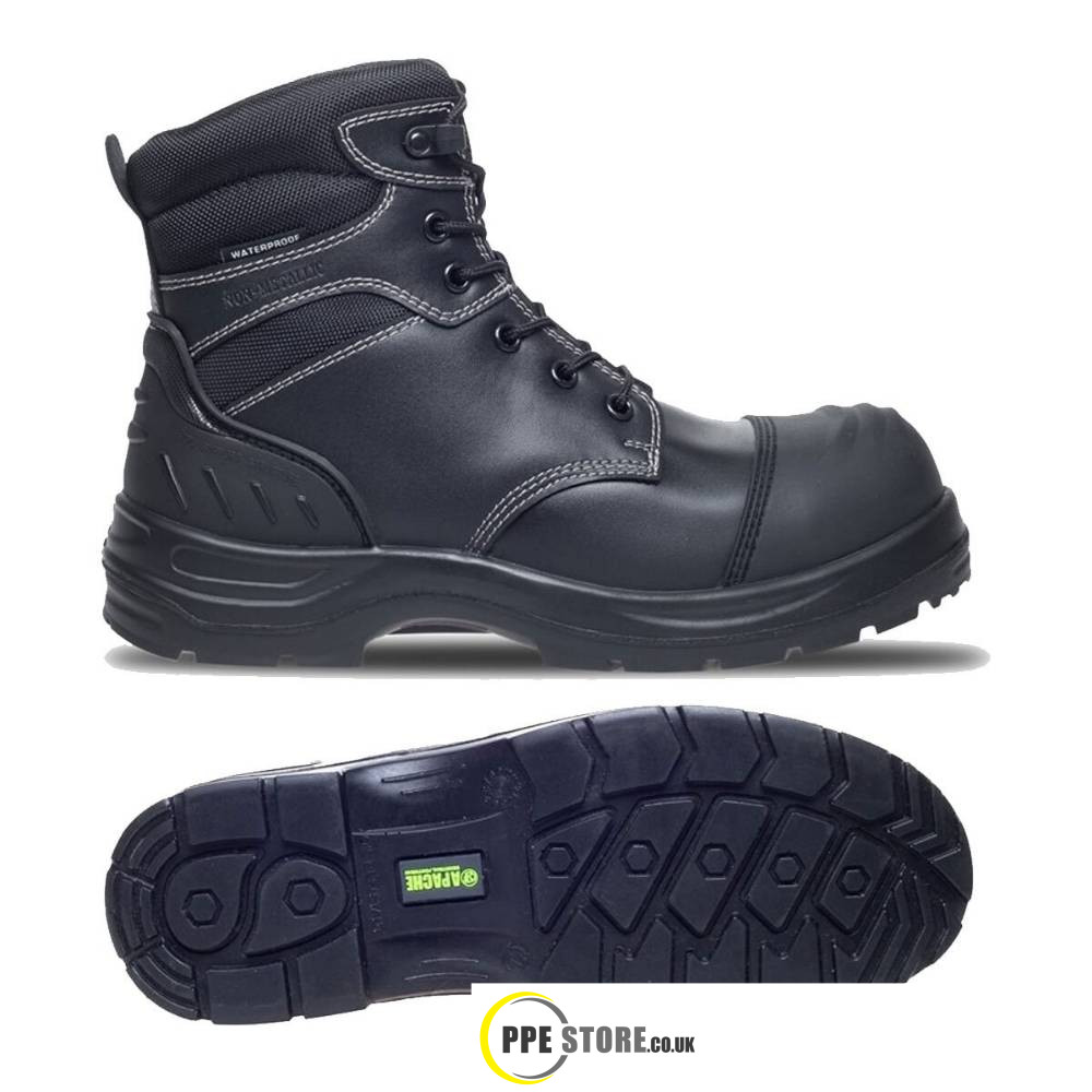 Apache Hercules Safety Work Boots Black S3 WR HRO SRC M PPE Store